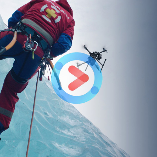 M200无人机雪地视频2